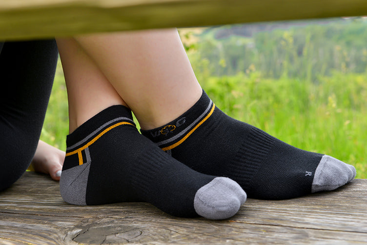 Low-Cut Athletic Socks Black