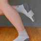 Quarter-Cut Athletic Socks - Gray -Compressed Cushion