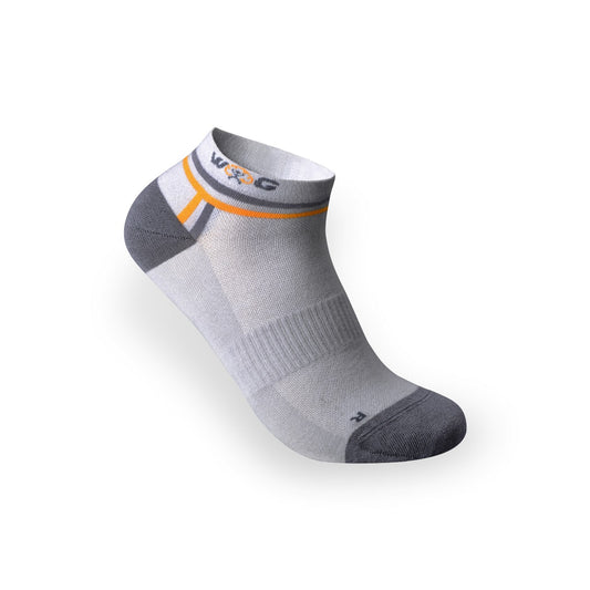 Low-Cut Athletic Socks-Gray