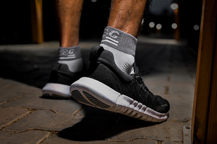 Quarter-Cut Athletic Socks - gray