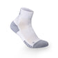 Quarter-Cut Athletic Socks - white